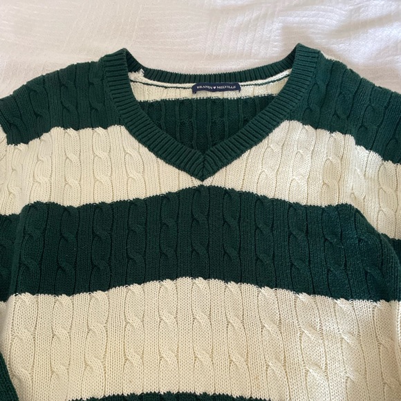 Brandy melville Nikki striped knit sweater - Picture 4 of 8